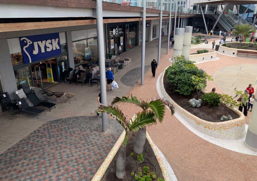 Utbud på shoppingcenter Las Terrazas