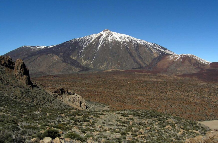 Vulkanen Teide spaniens högsta berg