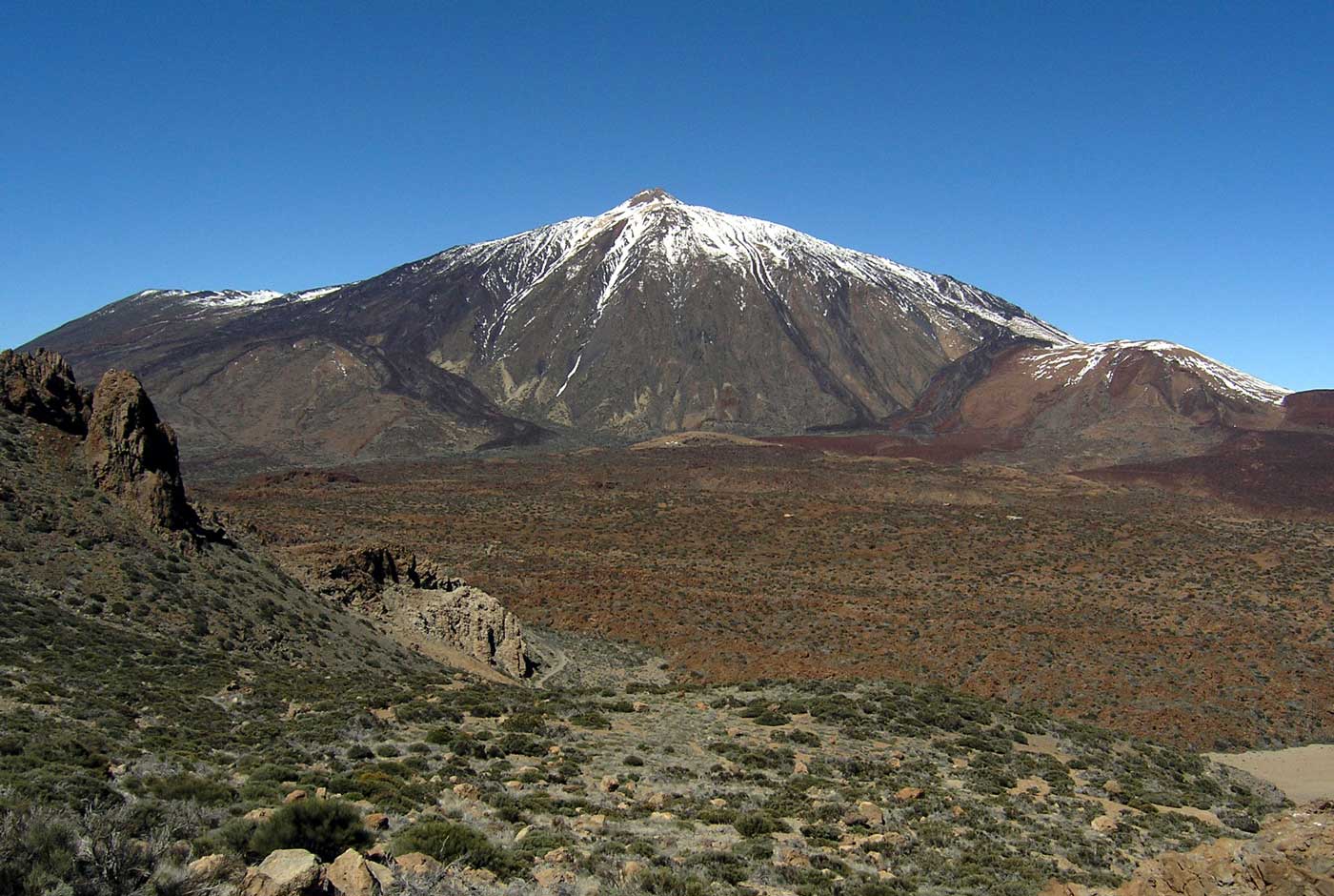 Vulkanen Teide spaniens högsta berg