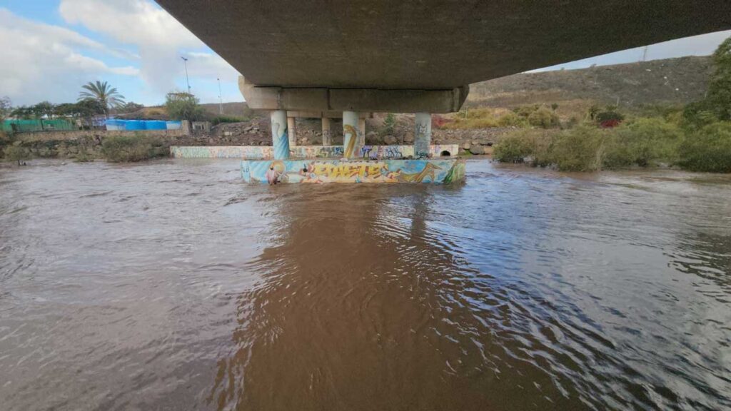Stormen Therese gjorde stor skade i Arguineguín-dalen