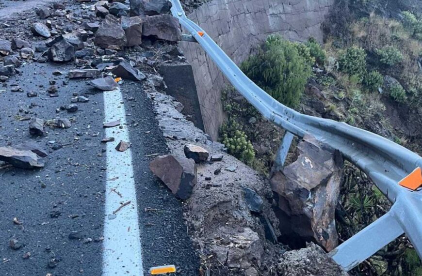 Stormen Therese gjorde stor skade i Arguineguín-dalen