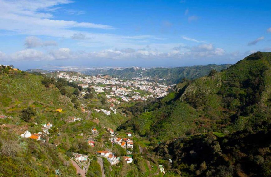 Byn Valleseco på Gran Canaria