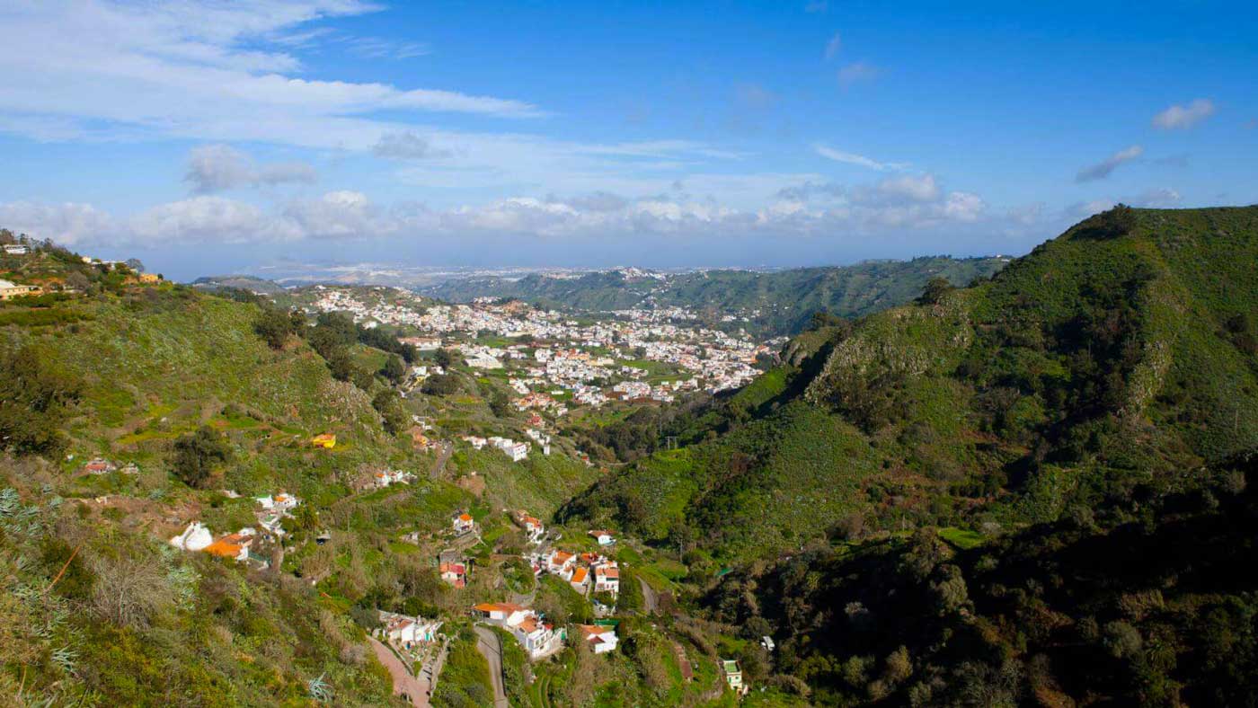 Byn Valleseco på Gran Canaria
