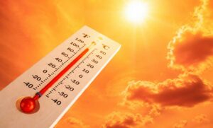 Värme upp till 40 grader