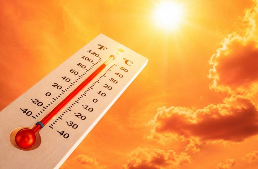 Värme upp till 40 grader