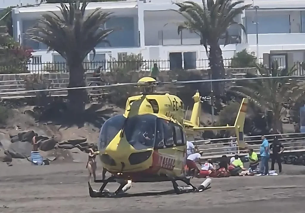 En man drunknade på stranden i San Agustín, sör på Gran Canaria