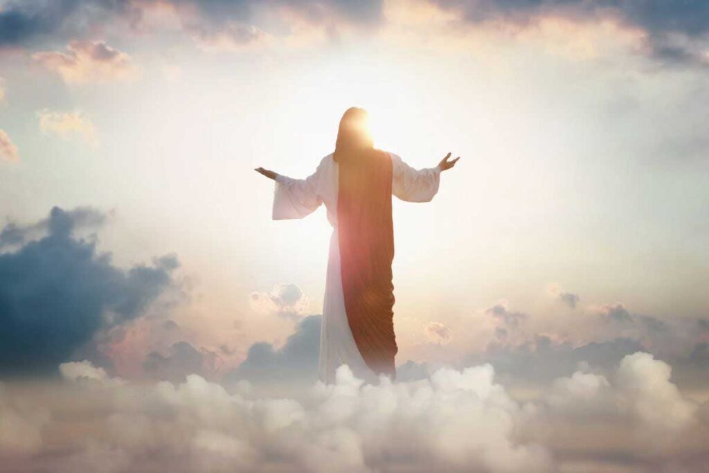 Jesus ble tatt opp i himmelen