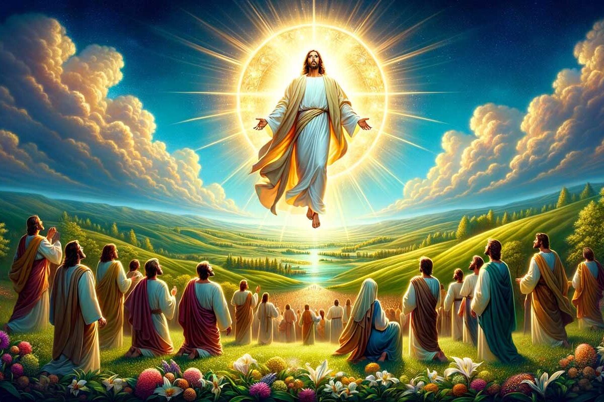 Jesus ble tatt opp i himmelen