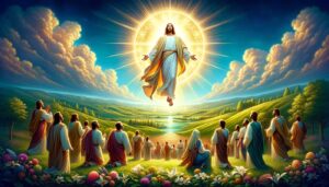 Jesus ble tatt opp i himmelen