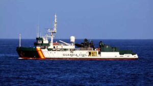 Guardia civils skepp på Canarias