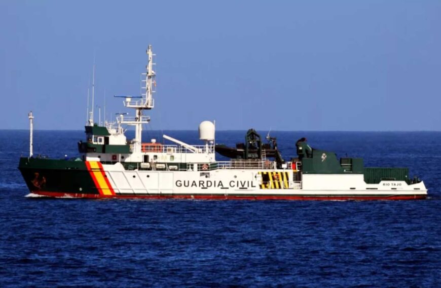 Guardia civils skepp på Canarias