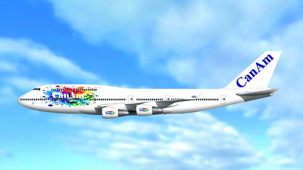 CanAm flyg i luften