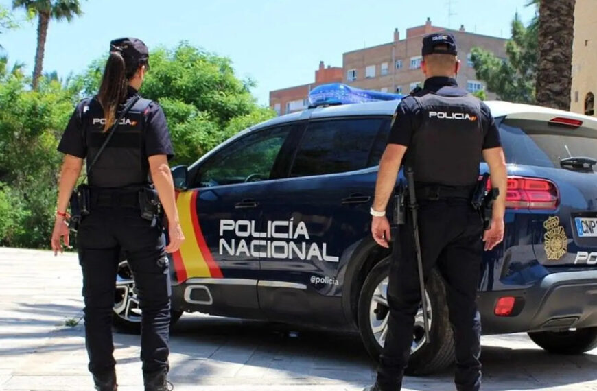 Arkivbild: Policía Nacional. Bilden har ingen koppling till det aktuella ingripandet.